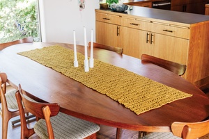 Gathering Table Runner Free Crochet Pattern
