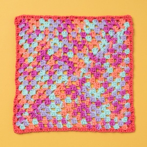 Flower Power Dishcloth Free Crochet Pattern