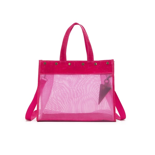 Image of Maker's Mesh Tote - Vivid Rose