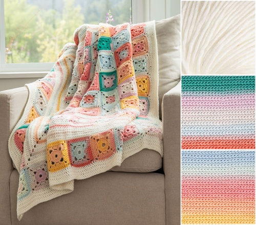 Image of Cozy Kaleidoscope Throw Bundle