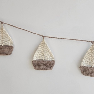 Sailboat Garland Crochet Pattern