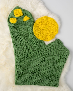 All About Shapes Baby Bath Set Free Crochet Pattern