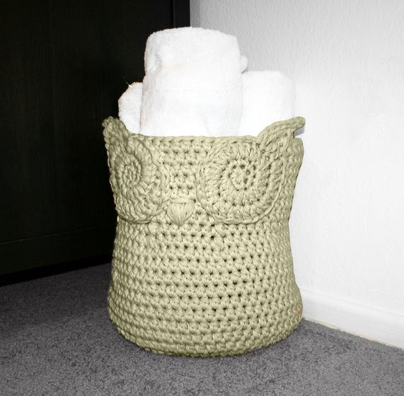 Owl Crochet Basket | KnitPicks.com