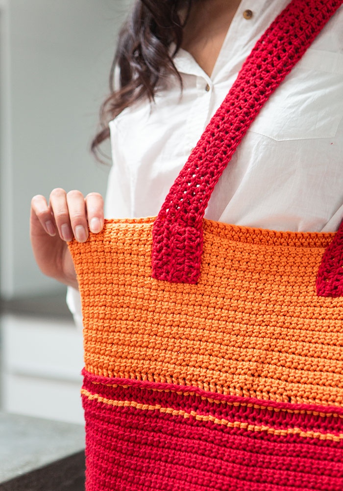 Fiesta Tote Bag Free Pattern to Crochet