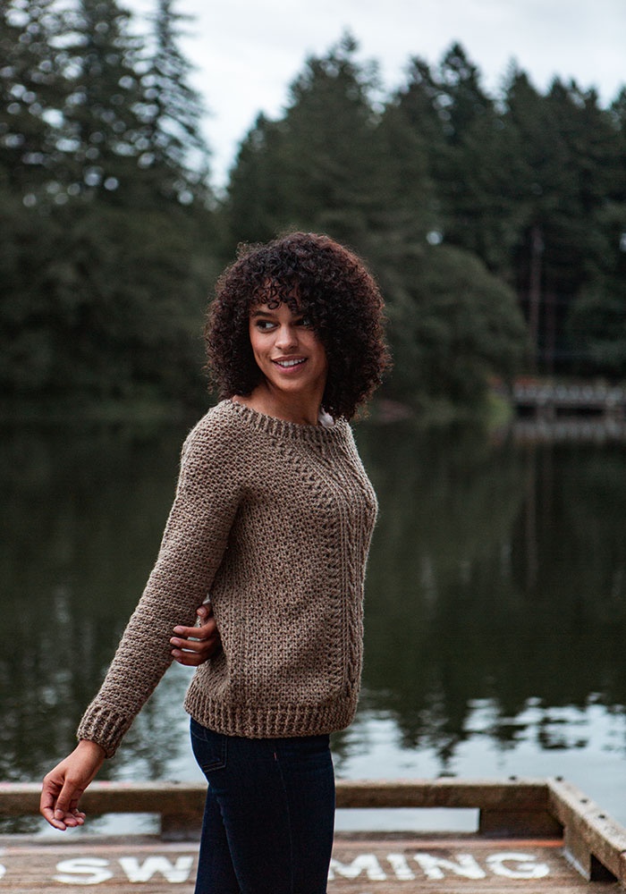 Free Download Gansey Sweater Crochet Pattern