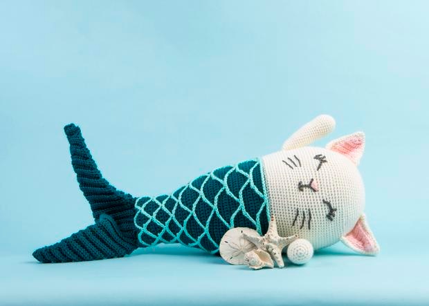Catfish Purr-maid Pattern Free Crochet Pattern