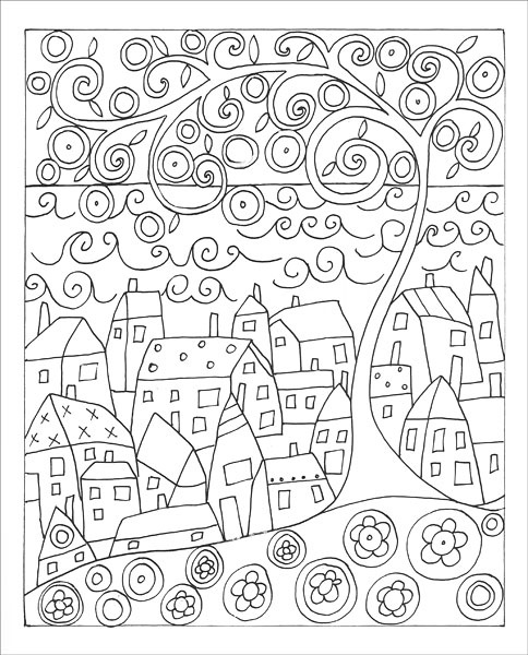 780 Folk Art Coloring Book Best HD