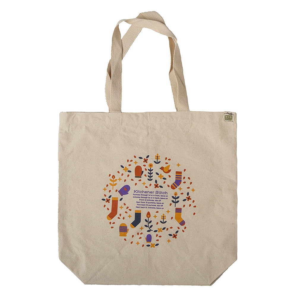 Kitchener Stitch Folksy Tote Bag Knitpicks Com