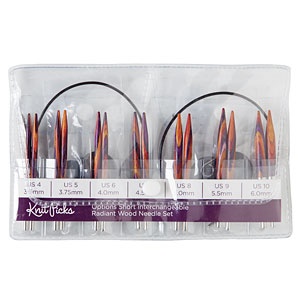 Radiant Knit Picks Options Interchangeable Wood Knitting Needle Set