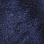 Faux Fur Pom Pom 8cm - Navy