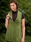 Long Lace Shawl-Collared Vest Pattern