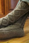 Handsome Men's Slipper Socks Pattern