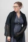 Midnight in Paris Lace Wrap Pattern