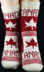 Flag Socks: Canada Pattern