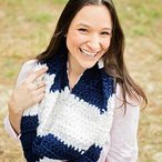 Modern Rugby Infinity Scarf Pattern