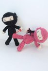 Ninja Attack! Crochet Dolls