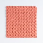 Little Leaves Crochet Dishcloth