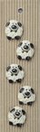 Handmade Stoneware Buttons - Sheep