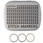 Metallic Large Stitch Markers & Tin