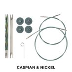 TRY IT Needle Set - Caspian Wood and Nickel