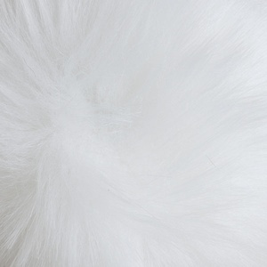 Faux Fur Pom Pom 8cm - White