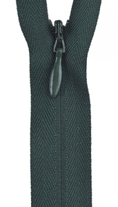 Invisible Polyester Zipper 22in - Forest Green