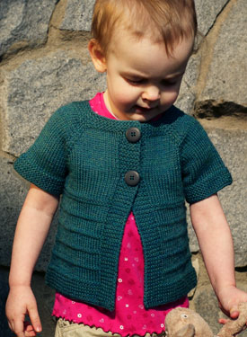 Cardigan Rose - Knitting Patterns and Crochet Patterns from KnitPicks.com
