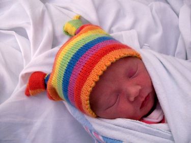 Knotty Baby Hat Pattern - Knitting Pattern