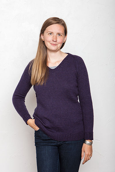 Waffle Stitch Pullover pattern by Emily Ringelman