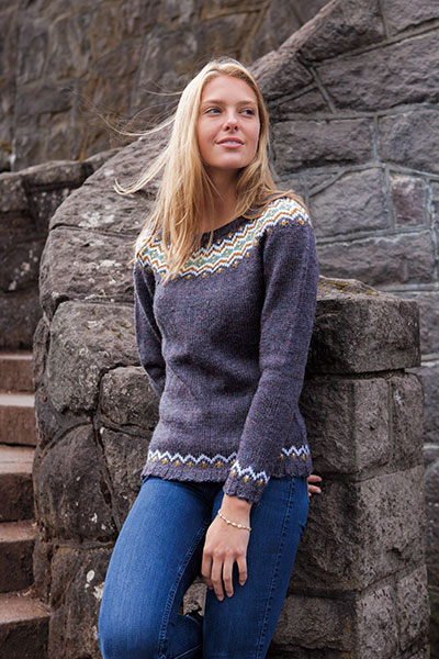 Spanra Pullover - Knitting Patterns and Crochet Patterns from KnitPicks ...
