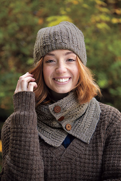 Kai Hat, Cowl, and Long Scarf - Knitting Patterns and Crochet Patterns ...