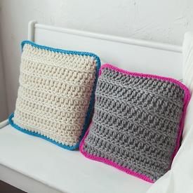 Pop of Comfort free pillow Crochet pattern