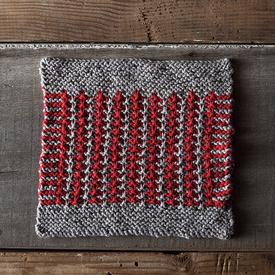 Bicolor Tweed Dishcloth