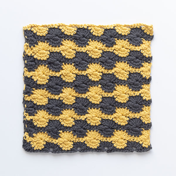 Peach Margot Crochet Dishcloth Pattern Pattern